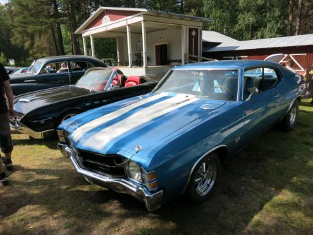 Chevelle 70-72 SS Motorhuv Med Original Cowl Scoop För RacelåsGår Att Få Med Original Insida För Gångjärnsmontering - Bild 2