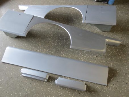 VW Transporter T4+T5+T6 Kjolpaket för dubbelhytt och kort flak - Bild 3