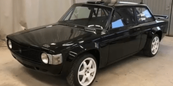 Volvo 140 med bakbreddare från Opel Ascona 400